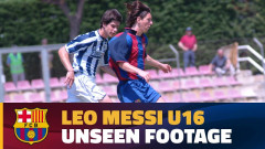 Messi, Barcelona, U16